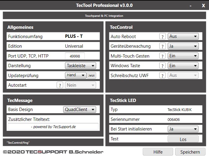 TecTool Professional v3.0.0 „Refresh“
